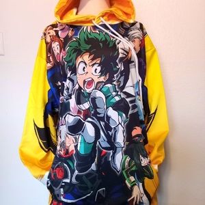 My Hero Academia mens hoodie L